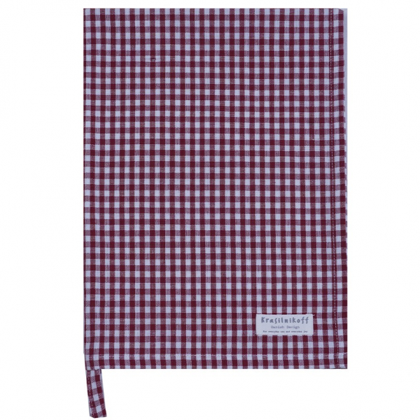 Geschirrtuch Krasilnikoff – nachhaltiges Baumwolltuch mit Karo-Muster jetzt hier shoppen